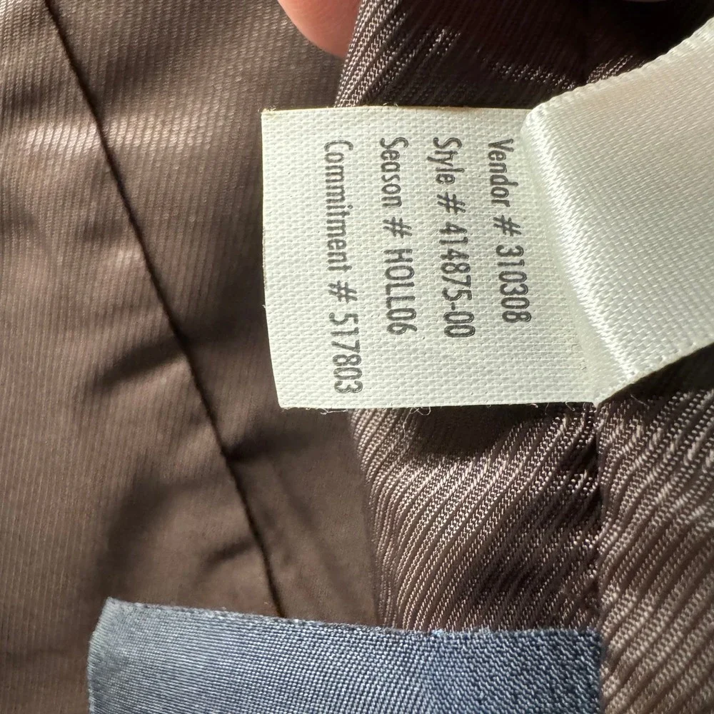 Vintage Banana Republic Nubuck Leather Blazer Mens 42R Brown Classic Jacket
